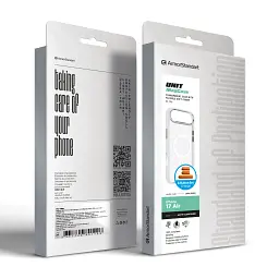 Чохол ArmorStandart Unit MagCase для Apple iPhone 17 Air Matte Clear Silver + Orange Button Set - мініатюра 7