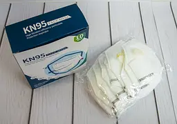 Захисні маски з вугільним фільтром (10 шт./пач.) KN95 захисний респіратор із клапаном (ST) - мініатюра 2