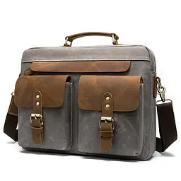 Портфель мужской Vintage 38х28х9 см sum0012231 - миниатюра 7
