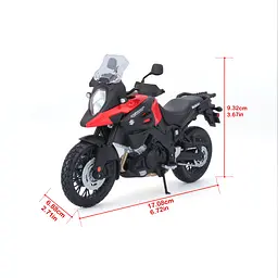 Мотоцикл іграшковий Maisto Suzuki V-Storm в масштабі 1:12 (31101-19130) - мініатюра 7