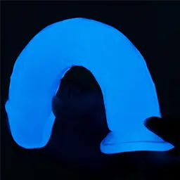 Фалоімітатор неоновий Lumino Play Dildo 21 см синій - мініатюра 8