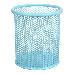 Підставка для ручок Buromax Pastel кругла металева блакитна (BM.6202-14)