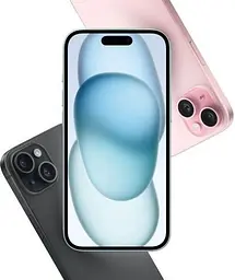 Смартфон Apple iPhone 15 128GB Pink (MTP13) - мініатюра 2