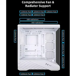 Корпус Lian Li Vector V100R White (G99.V100RW.01) без БЖ - мініатюра 3