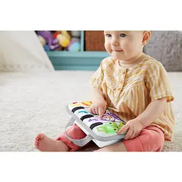 Іграшка музична м'яка для гри на животику Fisher-Price Піаніно (GJD27) - мініатюра 7