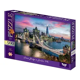 Пазли класичні Danko Toys Tower Bridge in London 500 ел. Фіолетовий (IP-177-P-1199)