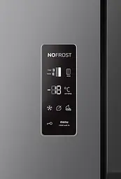 Холодильник Gorenje SBS 179х65х91см 2 двері 334 (174) л А+ NF+ LED дисплей (NS9FSWD) - мініатюра 3