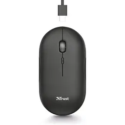 Мишка Trust Puck Wireless/Bluetooth Silent Black (24059) - мініатюра 2
