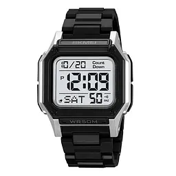 Чоловічий наручний годинник 2264BKSIWT Black-Silver-White Skmei acs0030086