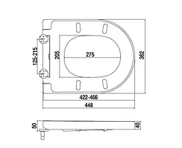 Сидіння для унітазу AM.PM Inspire Soft Close (C507852WH) - мініатюра 5