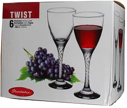 Набір келихів Pasabahce Twist 205 мл 6 шт. (44372) - мініатюра 3