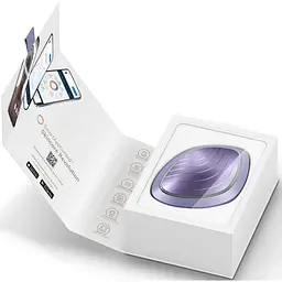 Звукова маска тепло та холод GESKE Sonic Warm & Cool Mask 9 в 1 фіолетова - мініатюра 8
