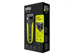 Електробритва Braun Series 3 300s black/green - мініатюра 5