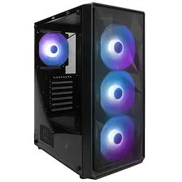 Корпус 1stPlayer FD3-BK-4F7 Чорний без БЖ