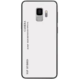 Чохол бампер Primo Gradient Glass для Samsung Galaxy S9 (SMG960) White - мініатюра 2