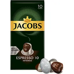 Набір кави в капсулах Jаcobs Espresso Intenso 100 капсул (10 п. х 10 шт.) - мініатюра 2