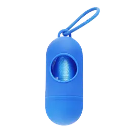 Диспенсер для пакетів Plastic Dog Poop Bag Dispenser синій 10 х 4 см