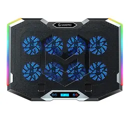 Охолоджувальна підставка для ноутбука до 21 дюймів GamePro GPCP-870 8xfans - мініатюра 3