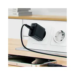 Зарядний пристрій Acefast USB-C 20W + Type-C cable A82 Fast Charger Black (6974316280057) - мініатюра 8