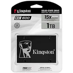 Накопичувач SSD Kingston Sata 2.5" 1Tb KC600 (SKC600/1024G)