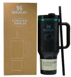 Термокухоль Stanley Quencher H2.0 Tumbler з неіржавкої сталі Black 1,18 л KT7001924
