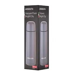 Термос Ardesto Bright City 500 мл, сірий (AR2650GR) - мініатюра 5