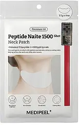 Пептидні патчі для шиї зі спікулами Medi Peel Premium Peptide Naite 1500 Shot Neck Patch 4 шт