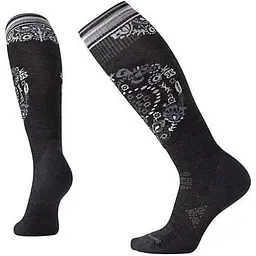 Шкарпетки Smart Wool Wm's PhD Ski Light Elite Pattern Charcoal S (1033-SW 01369.003-S)