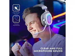 Навушники з мікрофоном Fifine H6 White (H6W) - мініатюра 3