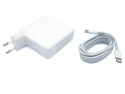 Блок живлення для Apple 96W A2166 (MX0J2ZM/A) + Євро вилка + Type-C (USB-C) кабель Для Apple MacBook Pro A1706 A1707 A1708 A1989 A1990