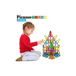 Конструктор Picasso магнітний Tiles Mini Diamond Series Set 100 деталей (817338022327) - мініатюра 5