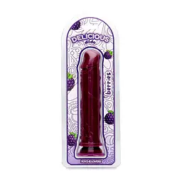 Фалоімітатор з ароматом ожини - Toyz4lovers Delicious Dildo Berries, 20 см - мініатюра 1