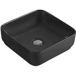 Умивальник Volle 39x39 13-01MBlack-035, Чорний матовий