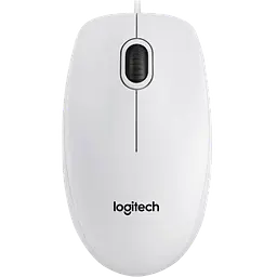 Миша Logitech B100 White (910-003360)