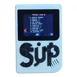Ігрова консоль приставка з додатковим джойстиком dendy SEGA 400 ігор 8 Bit SUP Game Білий червоний джойстик - мініатюра 3