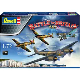 Збірна модель-копія Revell На честь 85-річчя Битви за Британію 4 літаки 1:72 (RVL-03766)