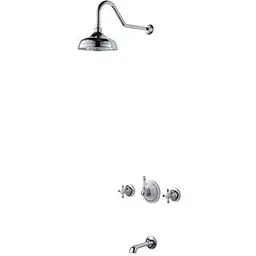 Душова система прихованошго монтажу Kraus Apollo хром KEF-16054CH, Никель