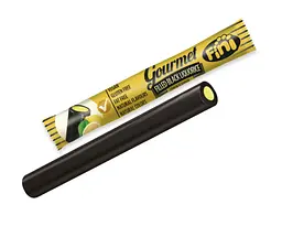 Жувальні цукерки Fini Regaliz Negro con Limоn Gourmet з лимонною начинкою 32г