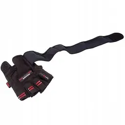 Рукавички для фітнесу Power System PS-2800, Black/Red - L - мініатюра 3