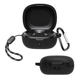 Чохол-накладка DK Silicone Candy Friendly з карабіном Anker SoundCore R50i (black) - мініатюра 2