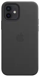 Чохол шкіряний Leather Case MagSafe MHKG3ZM/A (Original) для Apple iPhone 12/12 Pro (6.1") Black - мініатюра 10