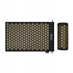 Килимок акупунктурний з валиком 4FIZJO Classic Mat Аплікатор Кузнєцова Black/Gold (P-5907739314987) - мініатюра 7