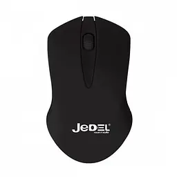 Бездротова комп'ютерна миша чорна з оптичним сенсором JEDEL W120 1000dpi - мініатюра 4