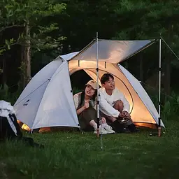 Намет Naturehike CNK2300ZP024 двомісний білий - мініатюра 2