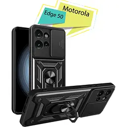 Чохол до мобільного телефона BeCover Military Motorola Edge 50 Black (713050) - мініатюра 3