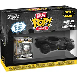 Набір фігурок Funko Bitty Pop! DC Batman with batmobile (83621) - мініатюра 2