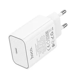 МЗП Hoco C143A Benefit PD20W (1USB-C) White - мініатюра 5