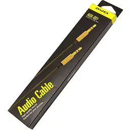 Кабель Awei AUX-001 AUX cable 1m Black - мініатюра 2