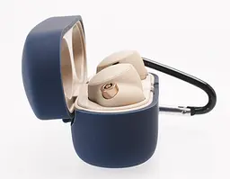 Чохол-накладка DK Silicone Candy Friendly із карабіном для Sony WF-1000XM4 (dark blue) - мініатюра 7