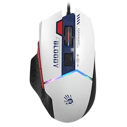 Миша A4Tech Bloody W95 Max Sports RGB Navy White